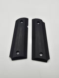 3D Printed PLA Carbon Fiber 1911 Grips - Wood Texture Detail